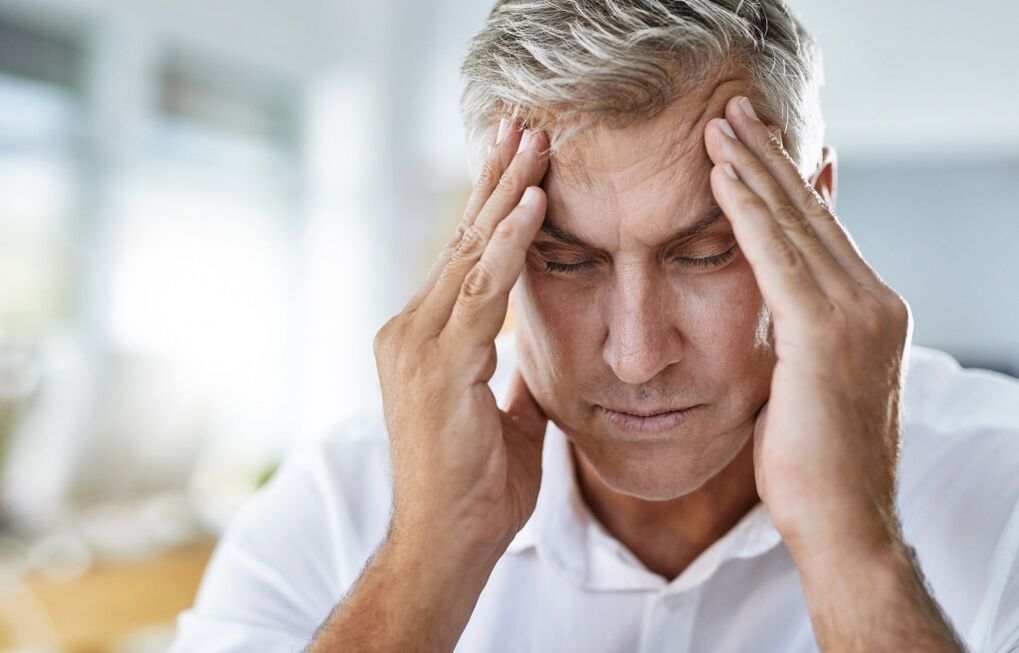 Dolor de cabeza con osteocondrosis de la columna cervical.